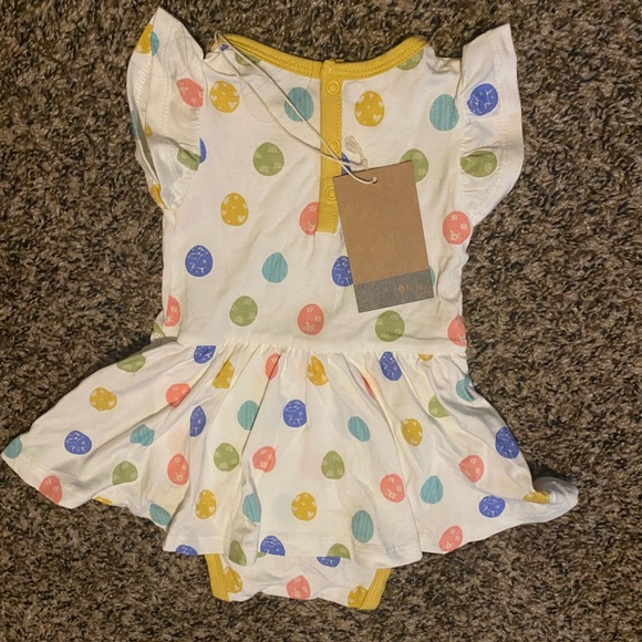 NWT Kyte Baby Twirl Bodysuit Dress - Picture 4 of 4
